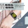 22mm Metal Cowboy Chain Strap For Redmi Watch 5 Active / 5 Lite Gorgeous Bracelet Watchband For Xiaomi Watch 5 S5-S4-S3-S2-S1 Belt