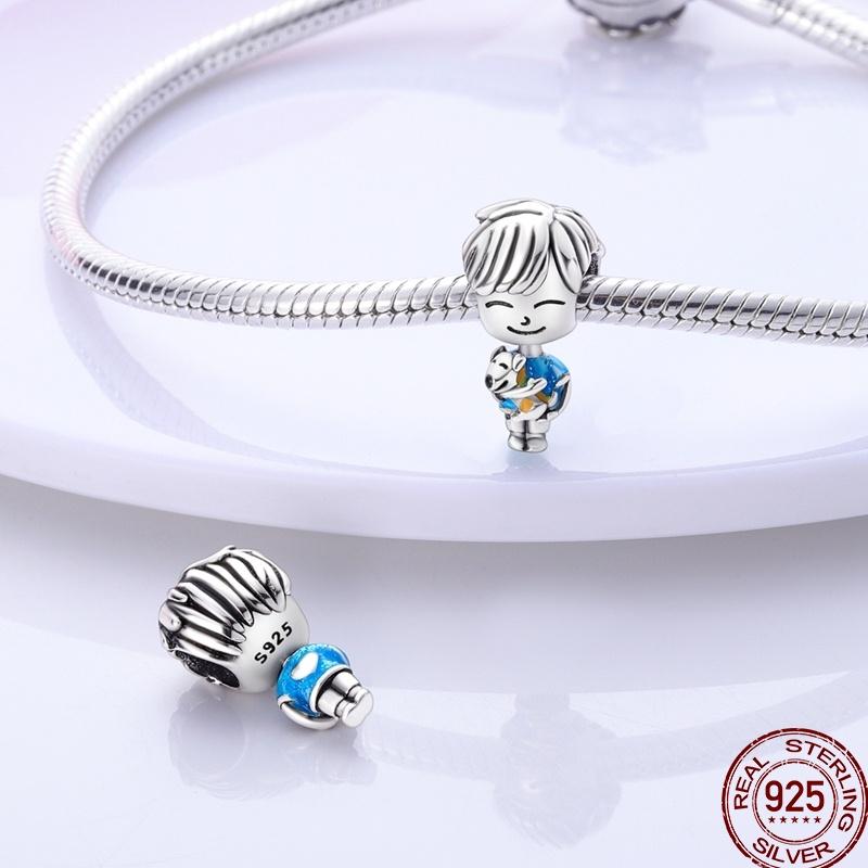 Copper Character Series Sports Cute Boys And Girls Charm Beads Suitable For 3Mm Original Bracelet Diy Jewelry