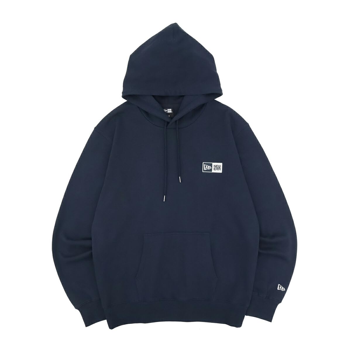 

New Era Sweat Pullover Hoodie with Box Logo Medium Exclusive to Size L Embroidery, Navy, ONSPOTZ,