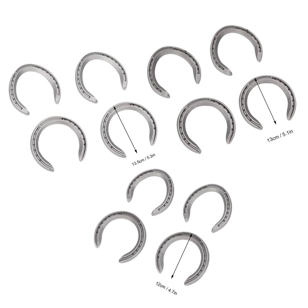 4Pcs Type 4 /Type 5 /Type 6 Aluminium Alloy Horseshoe Kit Horse Riding Tool Equipment Accessories For horseshoe palms