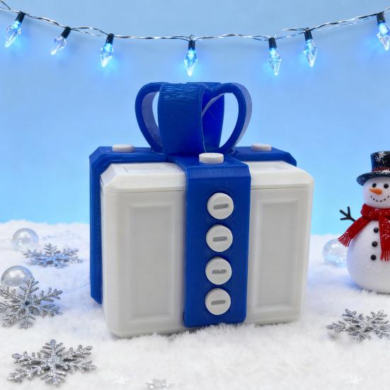 3D Printed Annoying Gift Box with Screws Colorful Square Puzzle Present Box Prank Case Home Office Bookshelf Desktop Decoration Ornament