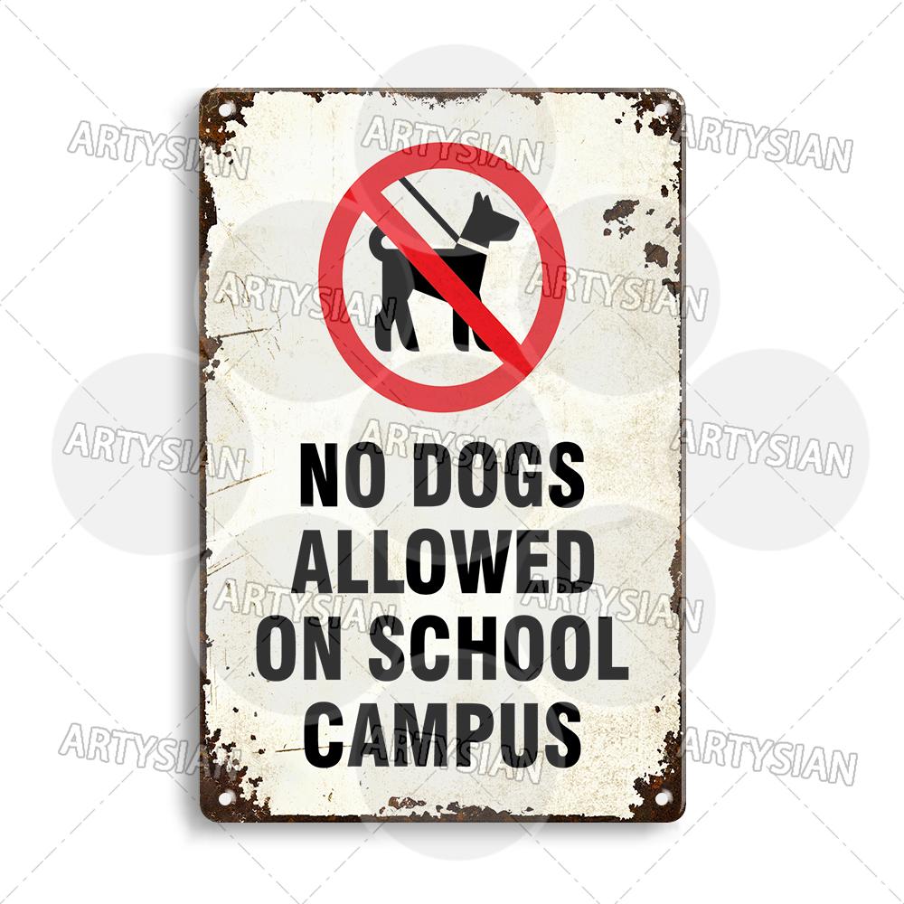 Beware Of Dogs Metal Sign Bichon Bulldog Schnauzer Pit Bull Shar Pei Chihuahua Maltese Greyhound Cairn Staffordshire Great Dane