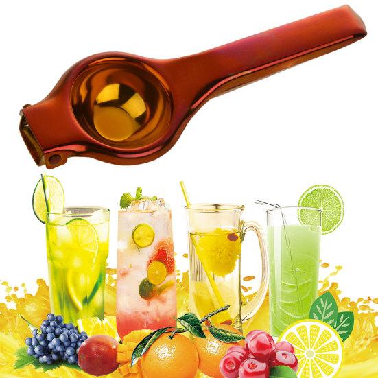 Food Processor Reusable Convenient Hand Press Stainless Steel Citrus Lemon Squeezer Manual Fruit Juicer