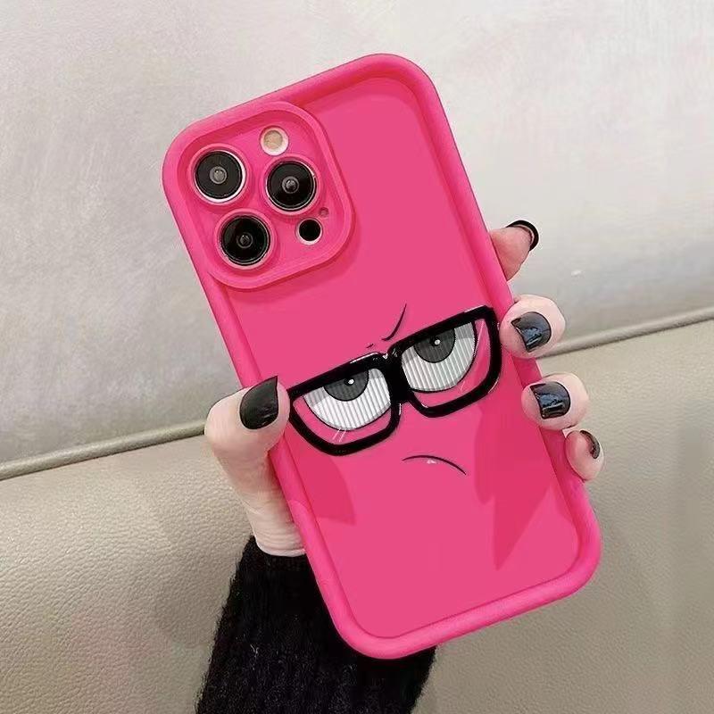 Cartoon Glasses Emoji iPhone Case for Apple: Compatible with iPhone 17, 16 Pro Max, 15 Pro, 14, 13