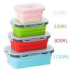 Collapsible Silicone Food Container Portable Bento Lunch Box Microware Home Kitchen Outdoor Food Storage Containers Box