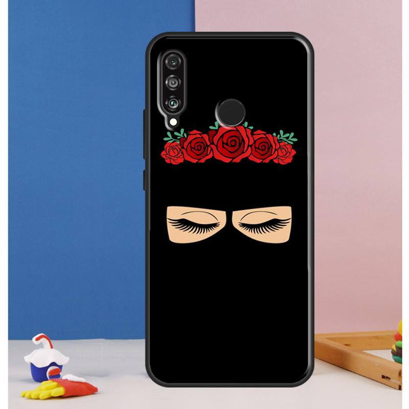 Arabic Muslim Islamic Girl Eyes Case For Huawei Nova Y73 Y72 Y70 Y90 Y60 Y61 Y91 12s 12i 11i 8i 9 10 SE P30 P40 Lite P60 Pro