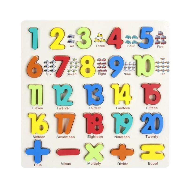 Wooden Educational Puzzle Upper Case Lower Case Letters For Family Game Children Preschoolers Toy
