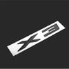 3D ABS Black Chrome Car Letters Rear Trunk Badge X3 Logo For BMW X3 F25 Sticker Emblem X3 E83 F25 G01 Lettering Accessories
