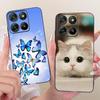 For Motorola Moto G77 5G Case XT2621-4 Luxury Flowers Painted Cover Soft Silicone Case For Moto G67 G 77 MotoG67 MotoG77 5G Bags