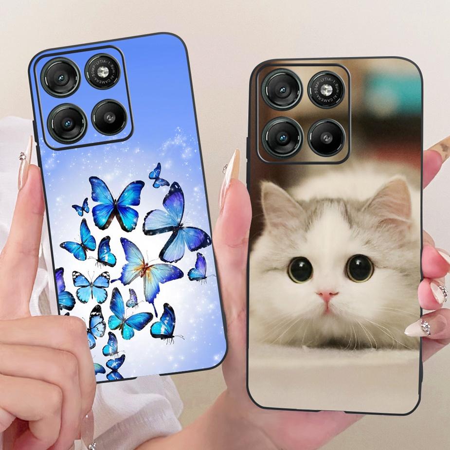 For Motorola Moto G77 5G Case XT2621-4 Luxury Flowers Painted Cover Soft Silicone Case For Moto G67 G 77 MotoG67 MotoG77 5G Bags