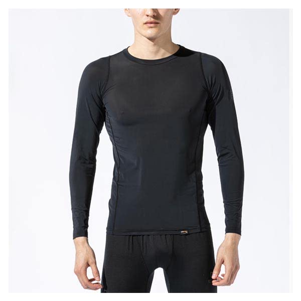 Otafuku Glove Summer Long Crew EVO Full Cool to the Size 3L Innerwear, Sleeve, Neck, [Cordura, Lycra, Deodorizing, Compression, Touch] JW-726 Black,