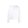 OFF WHITE Bluza z nadrukiem strzałek, oversize, z okrągłym dekoltem OMBA035E20FLE0020145