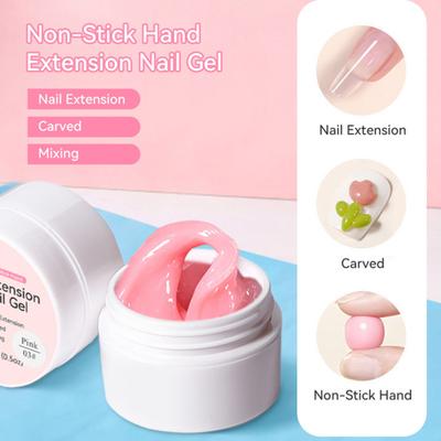Nail Art Extension Glue Lightweight Shaping UV Compact Size Fix Flexible Gel for Strong Mark-Free Nails
