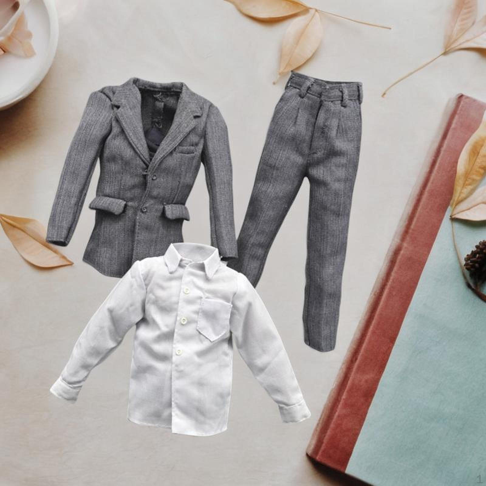 

1/6 Мужская фигурка Одежда Экшн-фигурки Одежда, прочная, ручная работа, куклы Одеваются Костюм для 12 дюймов Jacket Pants Shirt