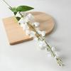 Artificial Lily of The Valley Faux Bell Orchid Bouquet with Long Stem for Vase Home Garden Wedding Party Table Centerpiece