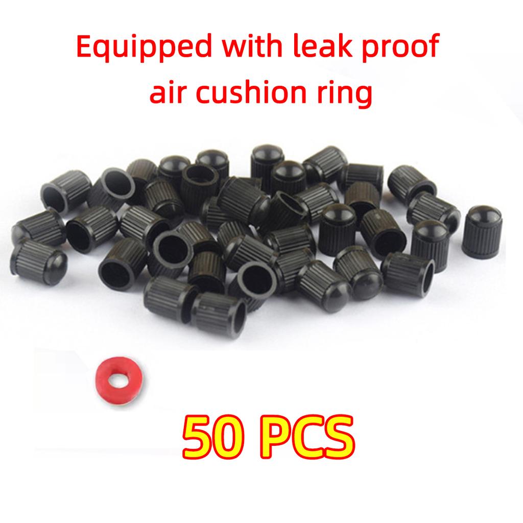 Tire Stem Valve Caps with Rubber Ring Universal Stem Covers rucks Airtight Seal Heavy Duty Cap Decor Covers Dome Shape Dust