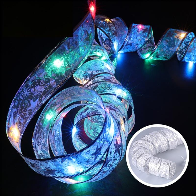 4m 40 Led Ribbon Fairy String Lights Safe Low Voltage Romantic Lamp For Christmas Tree Party