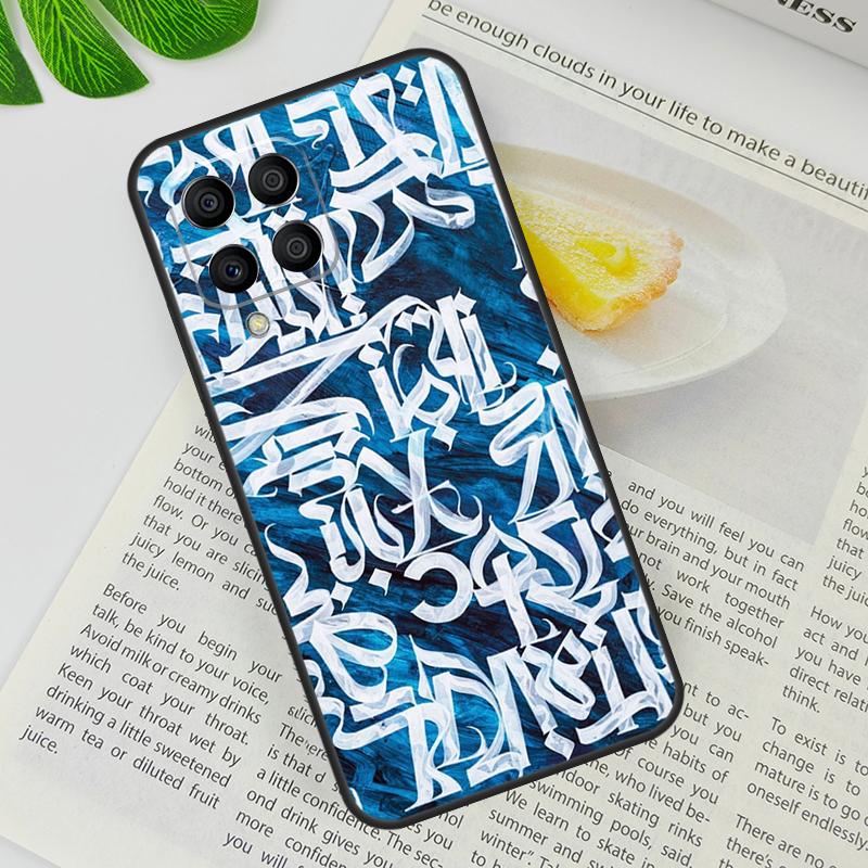 Pokras Lampas Art Graffiti Case For Samsung Galaxy M12 M11 M13 M14 M15 M06 M16 M36 M56 M31 M53 M32 M52 M35 M55 M34 M54