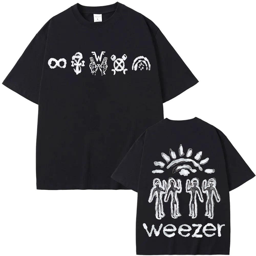 Weezer 2026 Nuovi Album Pre-Release T-shirt Cotone Tour della Band Stampa Grafica Magliette Moda Donna Uomo Casual Girocollo Top Estate