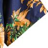Mens Fashion Ethnic Short Sleeve Casual Printing Hawaiian Shirt Blouse T-shirt