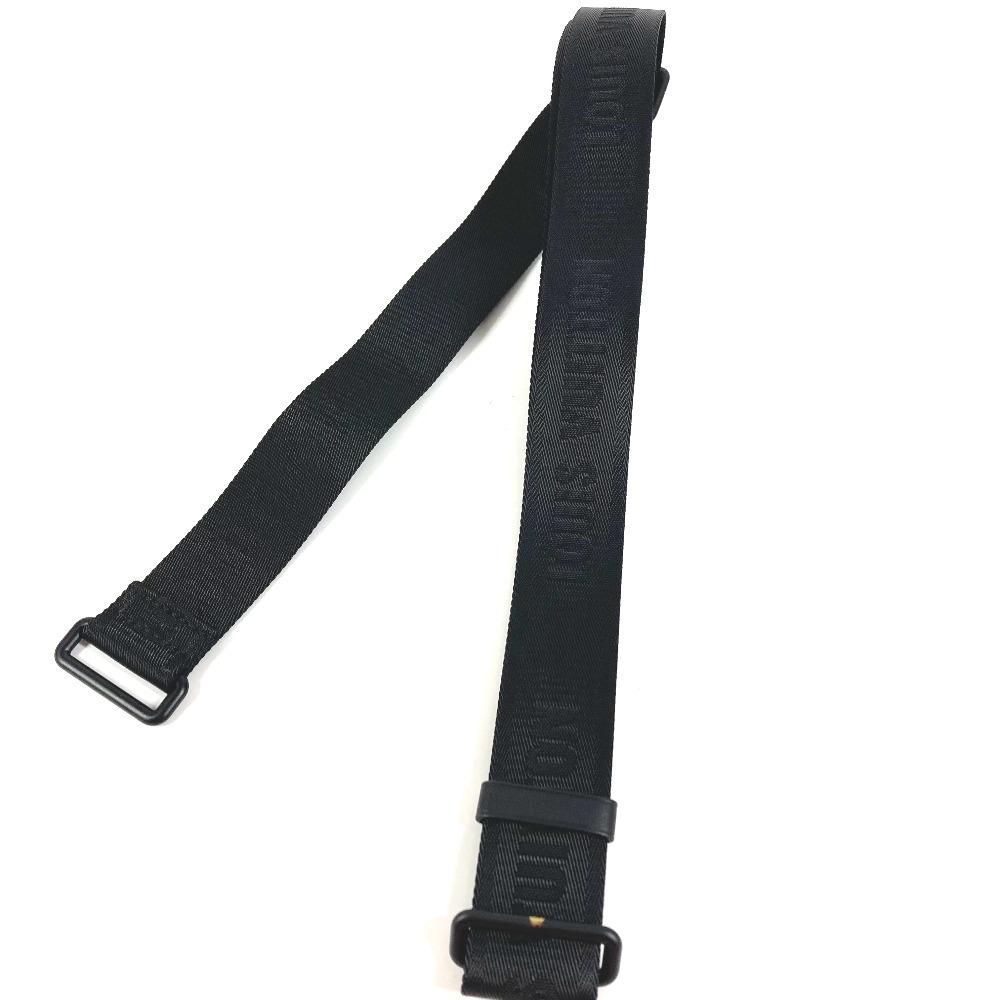 Louis Vuitton For Adjustment Accessories Shoulder Strap Canvas Black Unused
