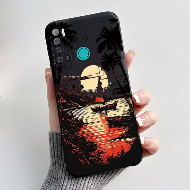 For Tecno Pouvoir 4 Pouvoir 4 Pro LC7 LC8 Case Luxury Cute Love Rabbit Funny Phone Casing Black Silicone Protective Back Cover