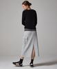 AWESOME STUDIO Cargo Sweat Long Skirt Melange Grey