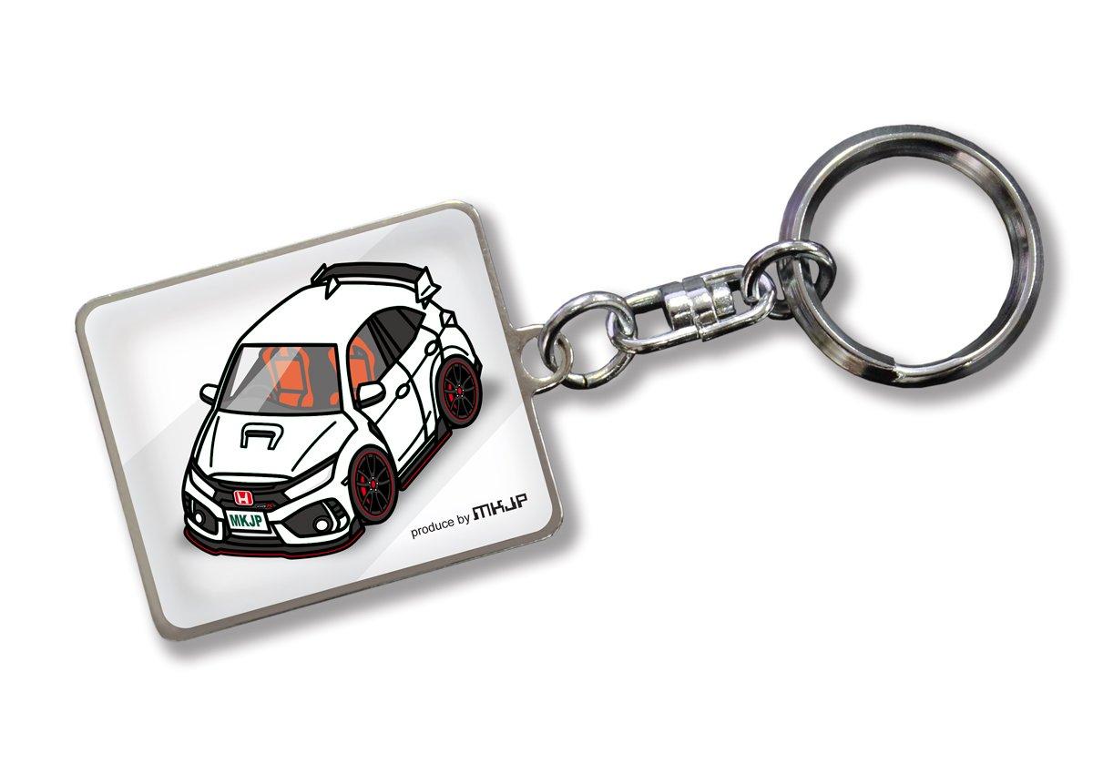 

Пользовательский брелок Honda Civic Type R FK8 Белый автомобиль Белый [MKJP] Основной цвет