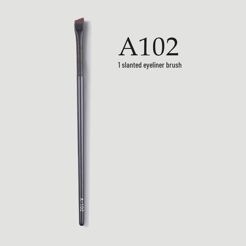 Ultra-Fine Flat Head Angled Eyeliner & Eyebrow Brush - Portable Makeup Tool with Single Free Shipping