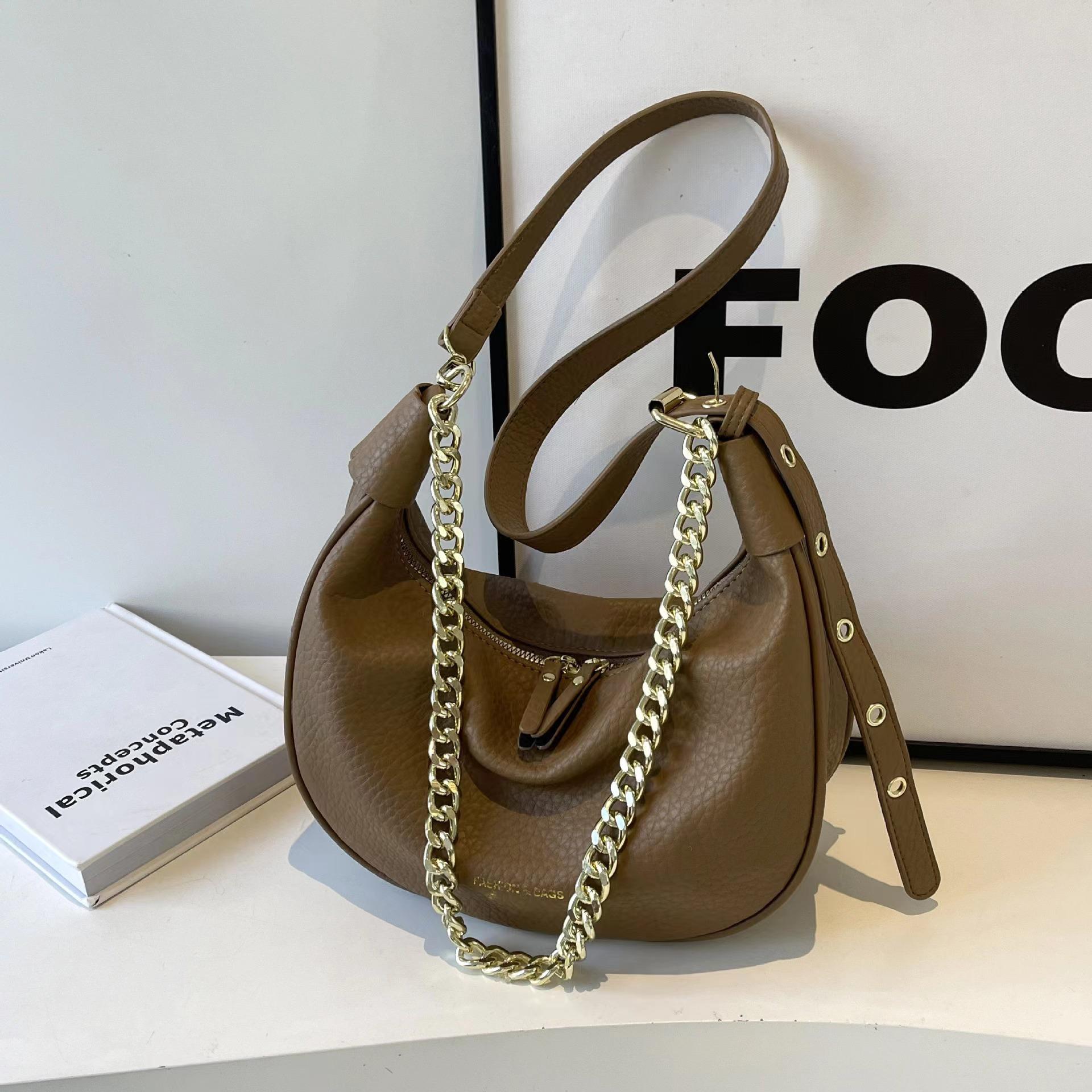 

Сумка на одно плечо, сумка подмышкой, женская сумка Niche Commuter, модная сумка-мессенджер, сумка для поездок на работу. темно-коричневого