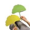 Apricot Ginkgo Leaf Rattan Fan: Durable, Portable, Anti-drop, Artistic Hand-Cranked Fan - 2025 New Style for Summer.