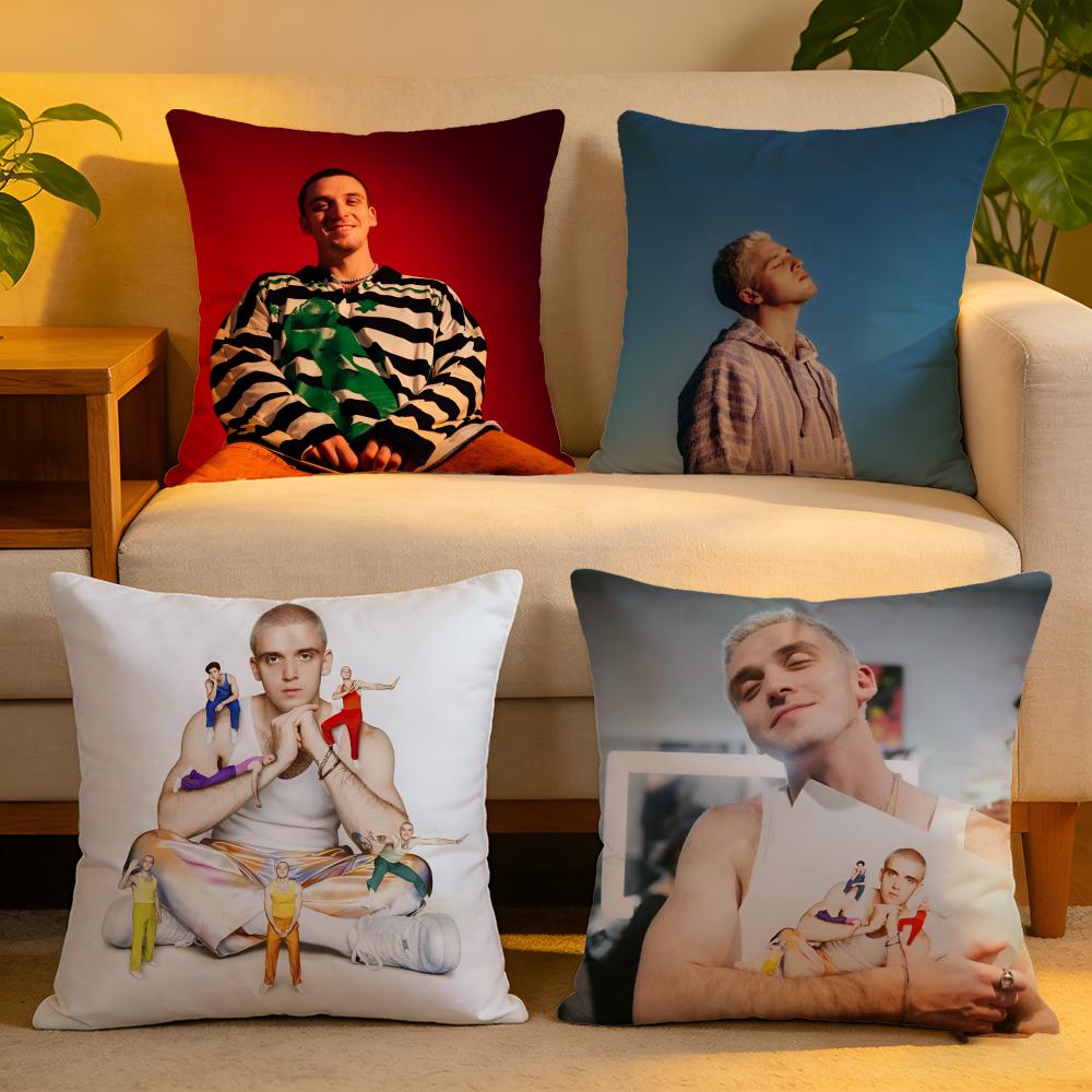 Cushion Cover Linen SkinFriendly Soft Decorative Case For Sofa Home Decor Hot Chill Singer LLauv Pillow cover