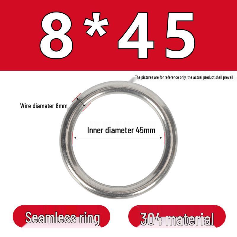 Stainless Steel Seamless O-Ring: Corrosion-Resistant Accessory for Handbags and Pet Gear
