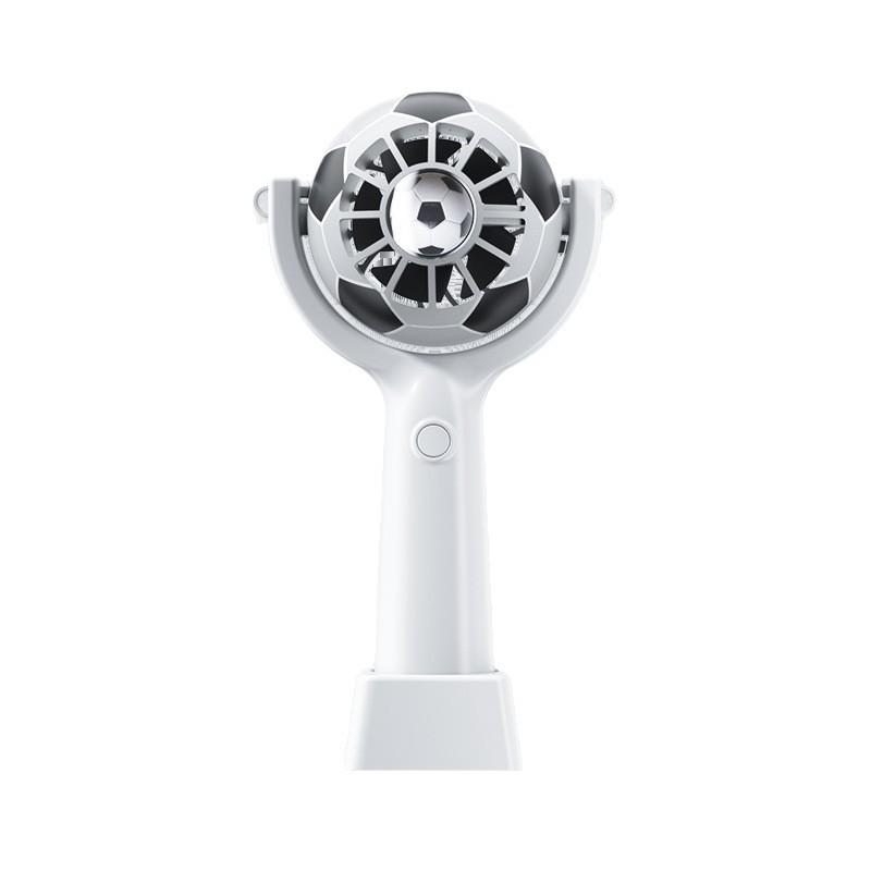 

2026 Portable Handheld Football World Cup USB Fan: Pocket-Sized, Rechargeable Outdoor Breeze 182x99.5x70.2 mm білий
