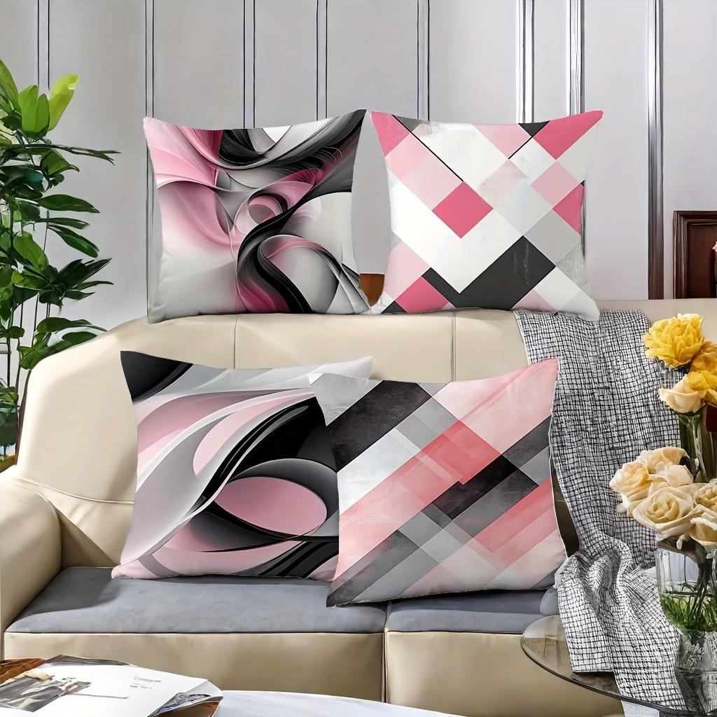 pc Modern Geometric Pizza PillowcaseSuitable for sofa car bedroom decorative cushion cover pillow cover