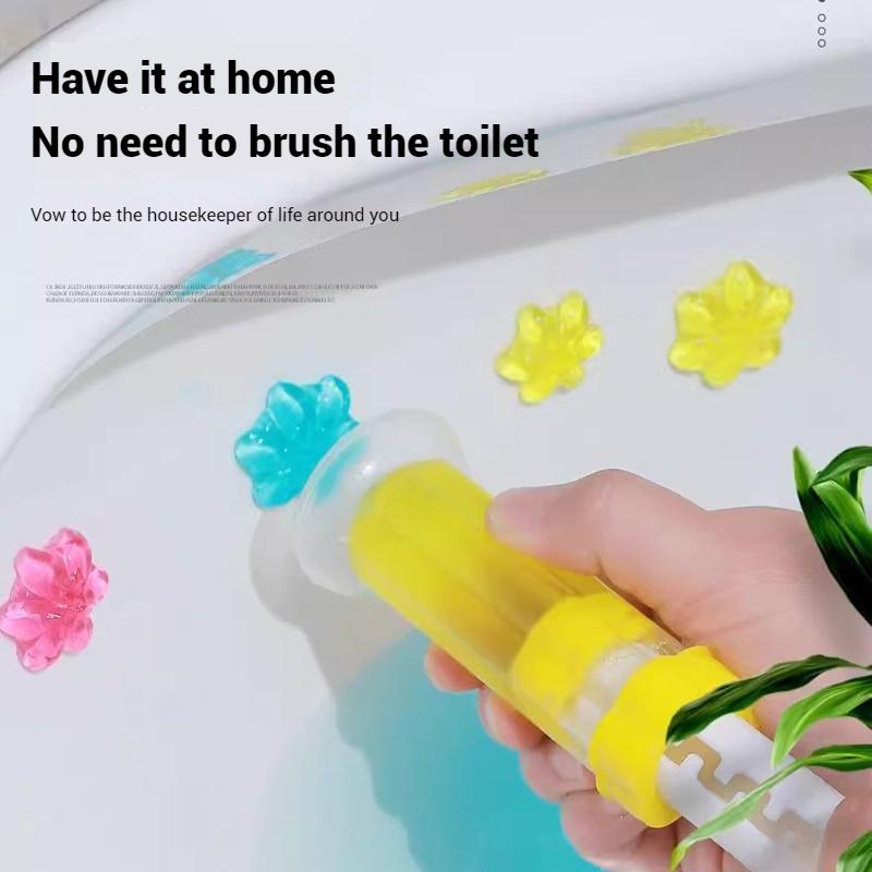3/6PCS Toilet Detergent Toilet Cleaning Gel Bathroom Descaler Disposable Odor Closestool Aromatic Deodorant Household Freshener