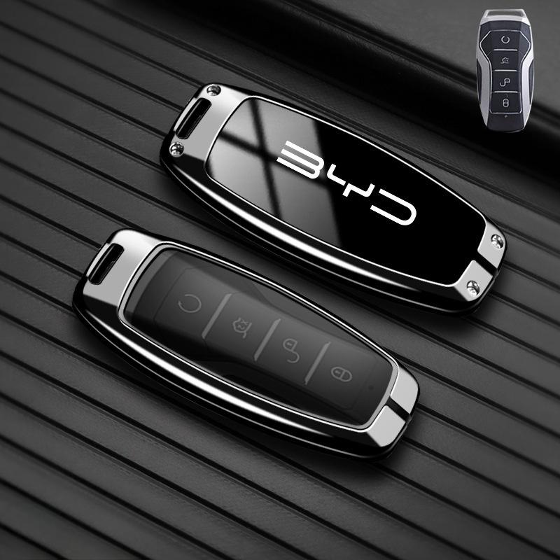 

Car Remote Key Case Fob Cover Holder Shell Bag for BYD Song Plus Atto 3 Han EV Tang DM Qin Seal Dolphin Keychain Accessories