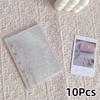 Multiple Pockets Clear Sheets Sleeve DIY Binder Photo Album Refill Pages 4 Hole 4 Ring Card Stamp Die Jewelry Storage