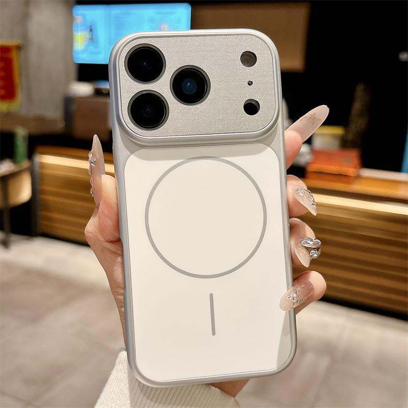 Shockproof Magnetic Armor For Magsafe Phone Cases For iPhone 17 16 15 14 13 Pro Max Air Case Wireless Charging Bumper Cover