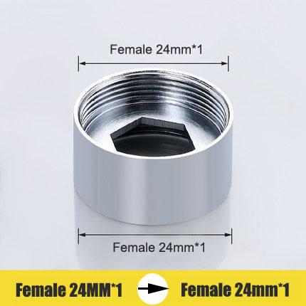 1 DB M24 Átalakítás 16 18 19 20 22 24 1/2'' Belső x Belső Csaptelep Adapter Konyha Fürdőszoba Sárgaréz Vízszalag Csap