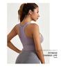 Women's Large Bust Minimizer Wireless Sports Bra - Shockproof Yoga Fitness Vest