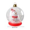 60cm PVC Inflatable Christmas Ball Giant Inflatable Christmas Balls with Lights Remote Control Xmas Decoration Yard Party Decor