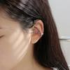 925 Silver Gemstone Point Ring Ear Cuff Earrings Clip-on Ete