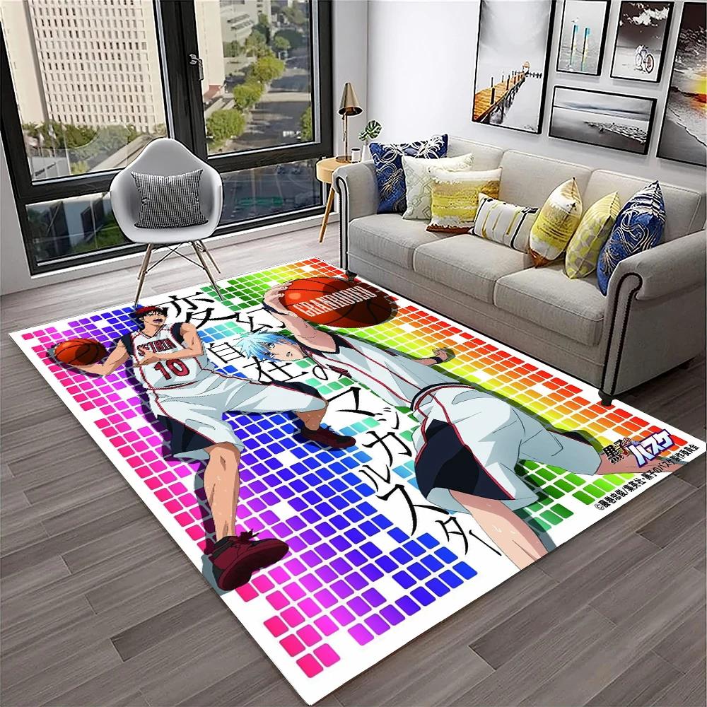 3D Anime Kuroko's Basketball Cartoon Carpet Rug for Home Living Room Bedroom Sofa Doormat Decor,kids Area Rug Non-slip Floor Mat