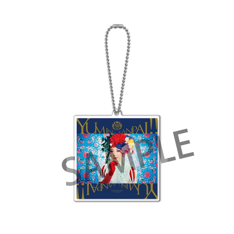 Yuming Matsutoya 50th Anniversary Collaboration Best Press Limited Edition Acrylic Cheers!! ~Yumi Album~ (First B) (DVD included) (Bonus Keychain)