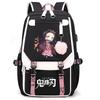 Sun Man Ghost Destroy Peripheral Backpack Large Capacity Teen Student School Bag USB Interface Computer Bag Travel Bag