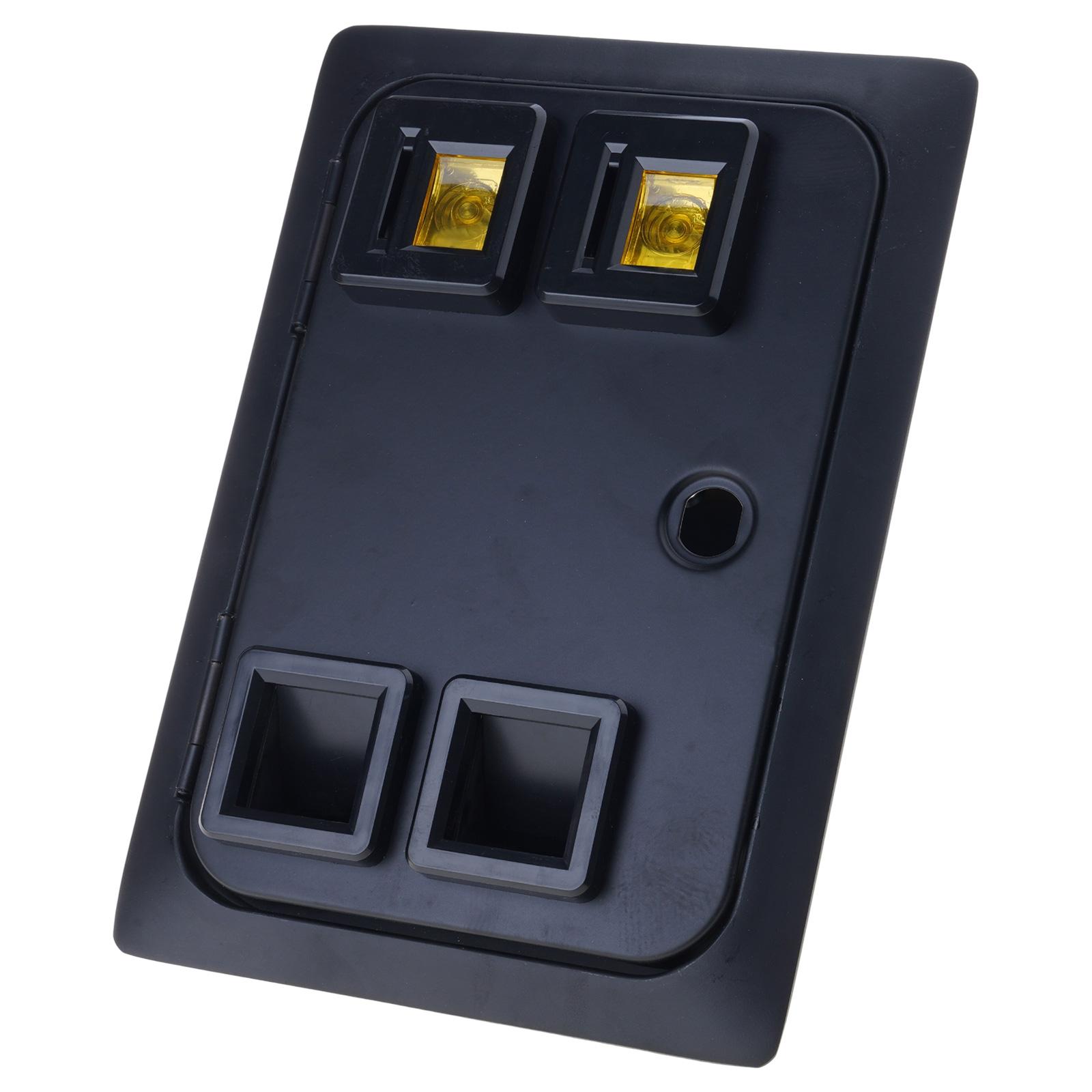 

Entry Door Gaming Accessory Arcade Game 2 Slot Coin Door for Jamma Mame Coin Access Door Double Coin Entry Mechanism 1