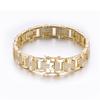 Hot Selling New Custom Moissanite 925 Sterling Silver Plain Presidential Watch Style Link Bracelet for Man