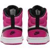 Nike Court Borough Mid 2 PSV Fierce Pink Kids Sneakers White Black HV0935-100