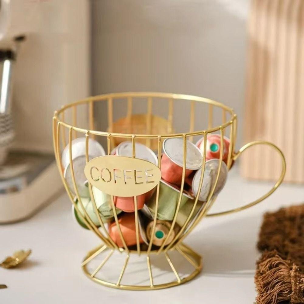 Large Capacity Coffee Pod Holder Irregular Shape Storage Cup Coffee Capsule Holder Coffee Pod Home Decoration